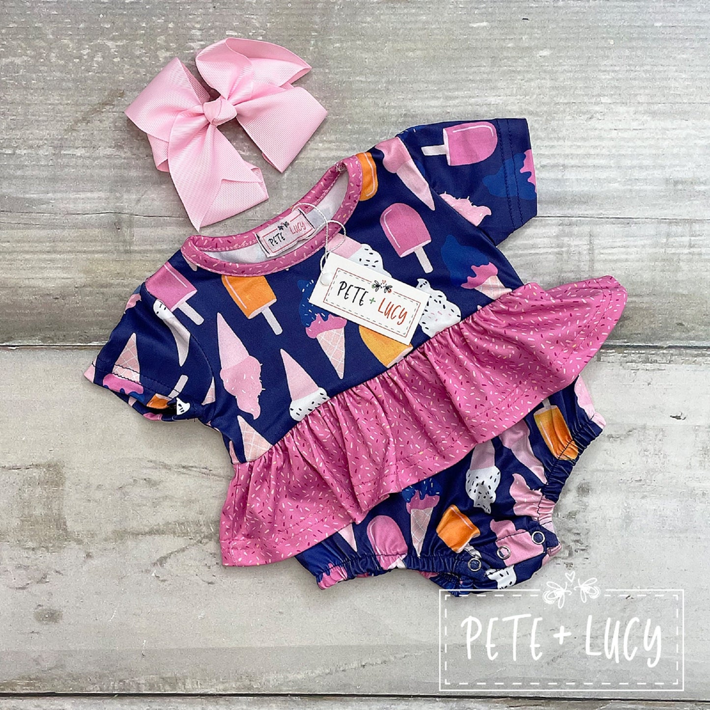 Pete + Lucy I Scream Romper