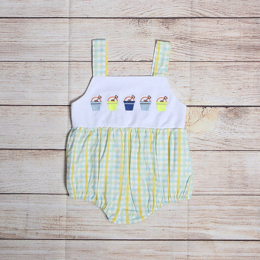 Sand Pail Bucket Sleeveless Romper