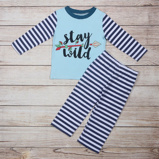 Stay Wild Long Sleeve Pants Set