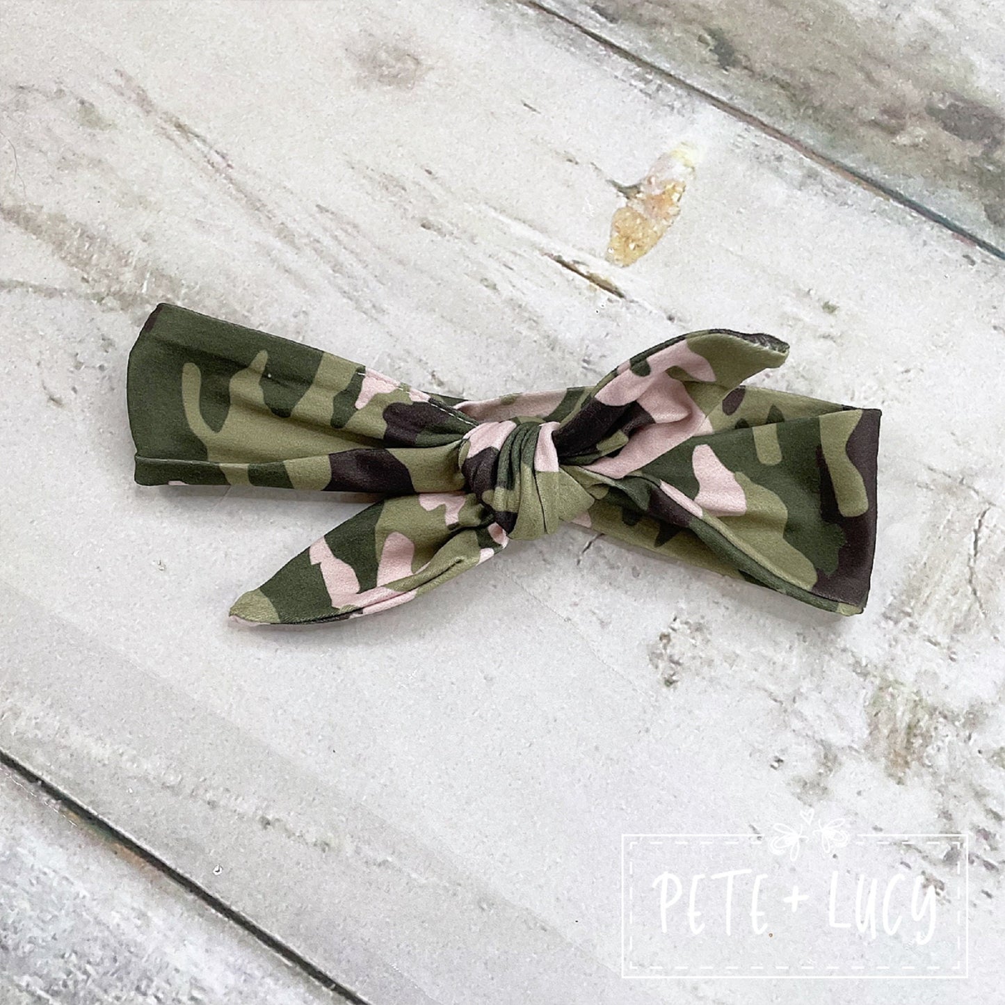 Pete + Lucy Camo Cuties Hair Tie Headband