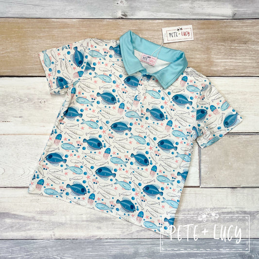 Pete + Lucy Best Fish in the Sea Short Sleeve Shirt