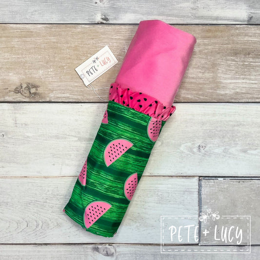 Pete + Lucy Juicy Watermelon Minky Blanket