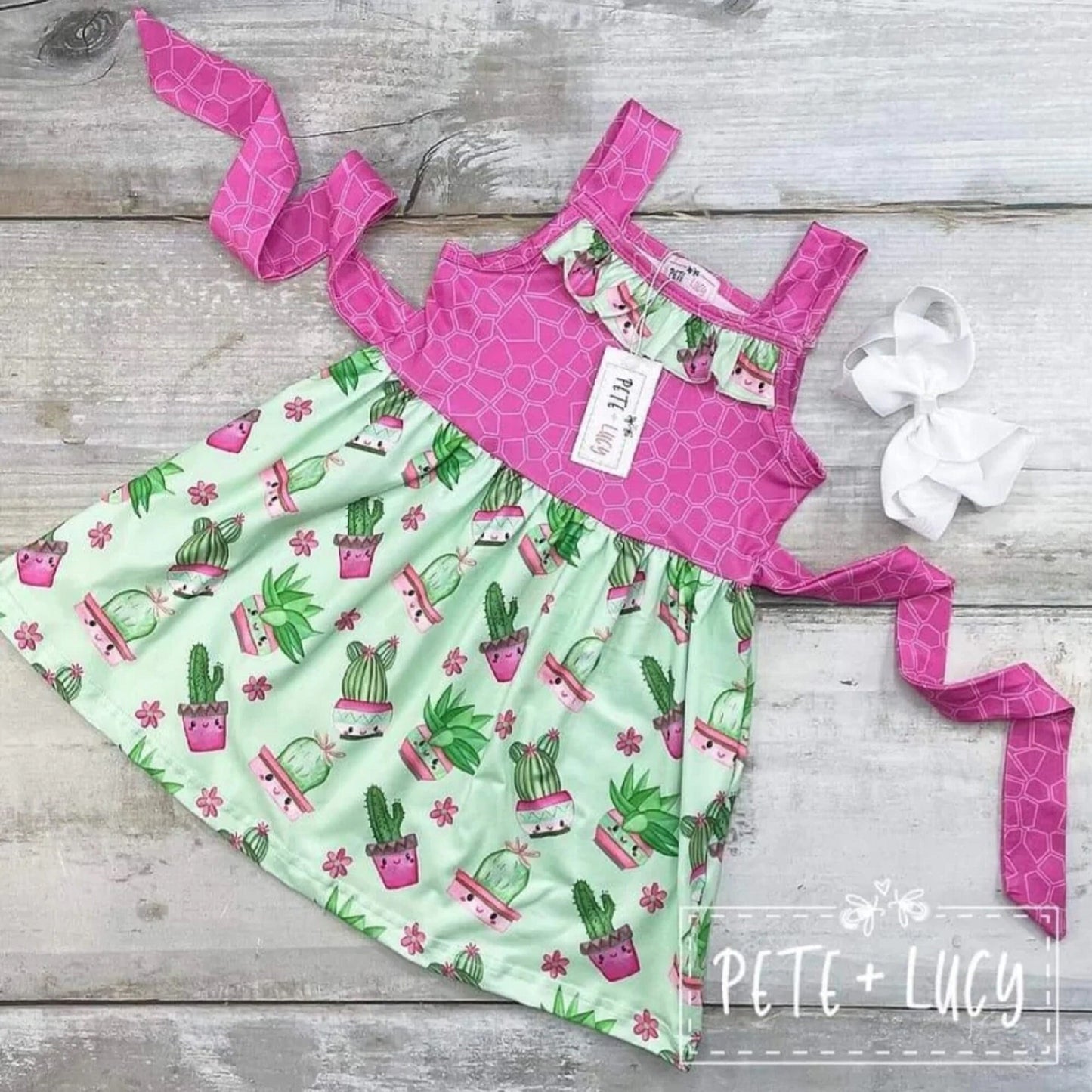 Pete + Lucy Sweet Succulents Dress