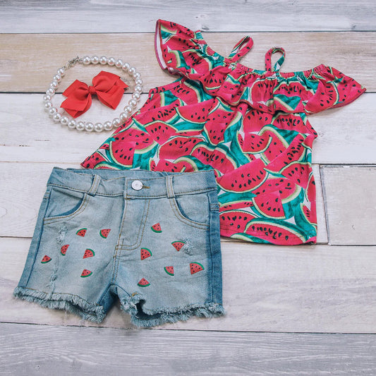 Watermelon Short Set