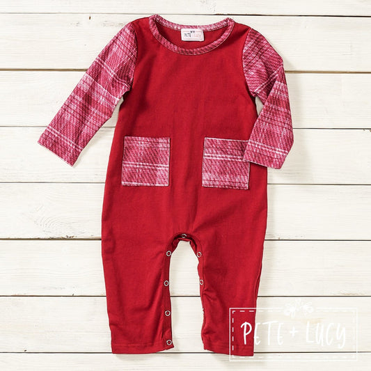 Pete + Lucy Fall Festival Boy's Romper