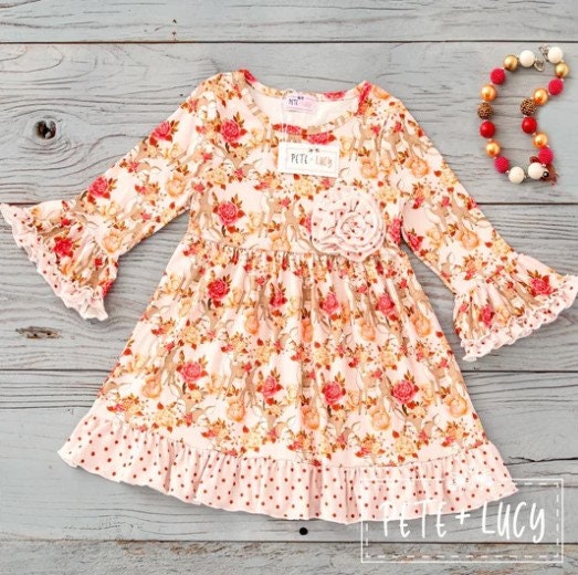 Pete + Lucy Deer and Roses Dress