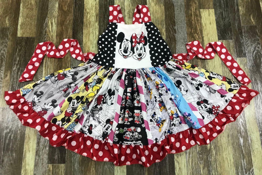 Mouse Short Sleeve Twirl Dress