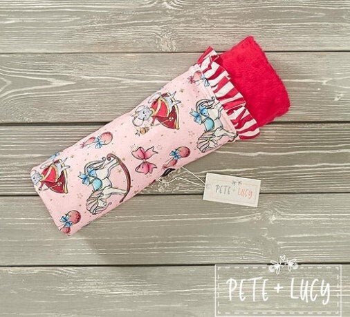 Pete + Lucy Sweet Nutcracker Minky Blanket