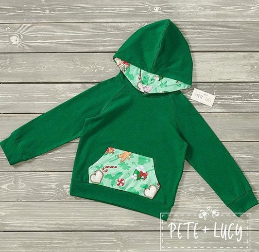 Pete + Lucy Christmas Sweets Boy Hoodie