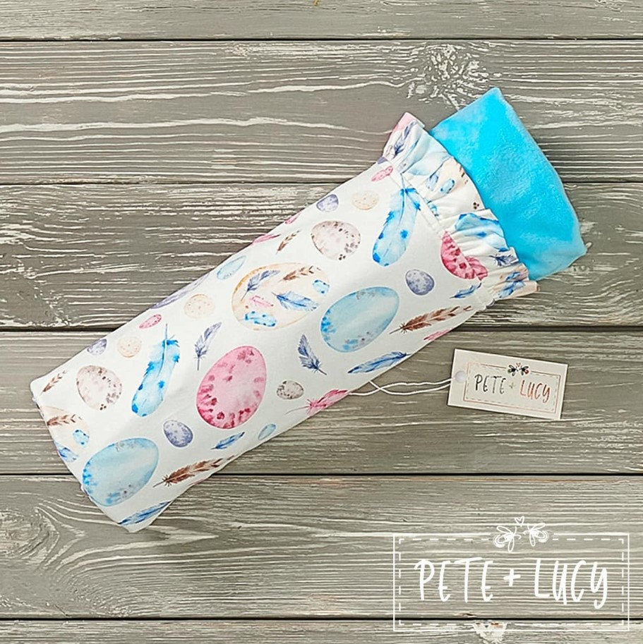 Pete + Lucy Easter Egg Festival Minky Blanket