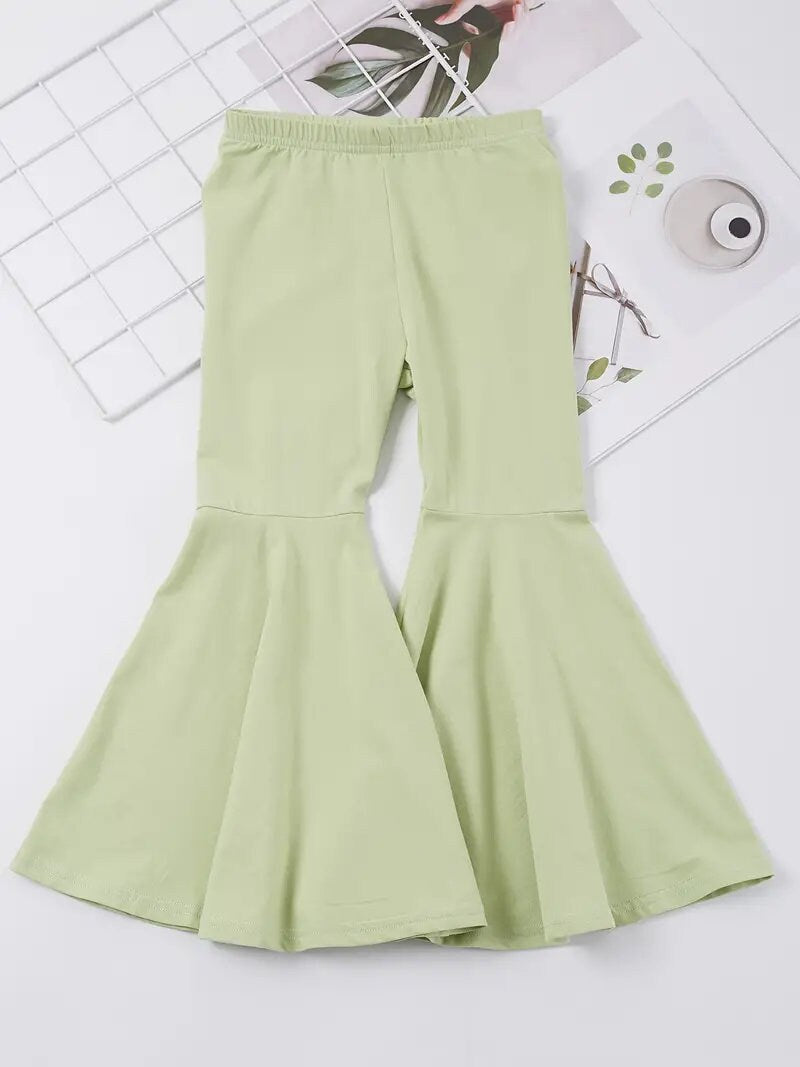 Green Bell Bottom Pants/Leggings