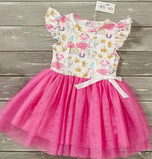 Pete + Lucy Dazzlin Piggies Tulle Dress