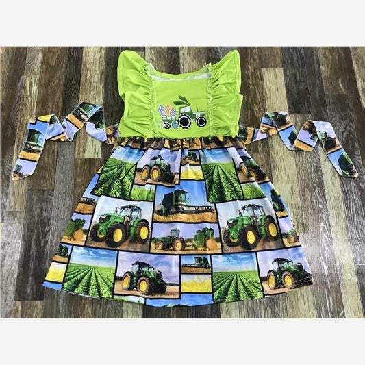 Green Tractor Dress