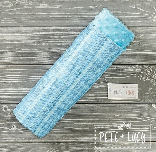 Pete + Lucy Country Denim Minky Blanket