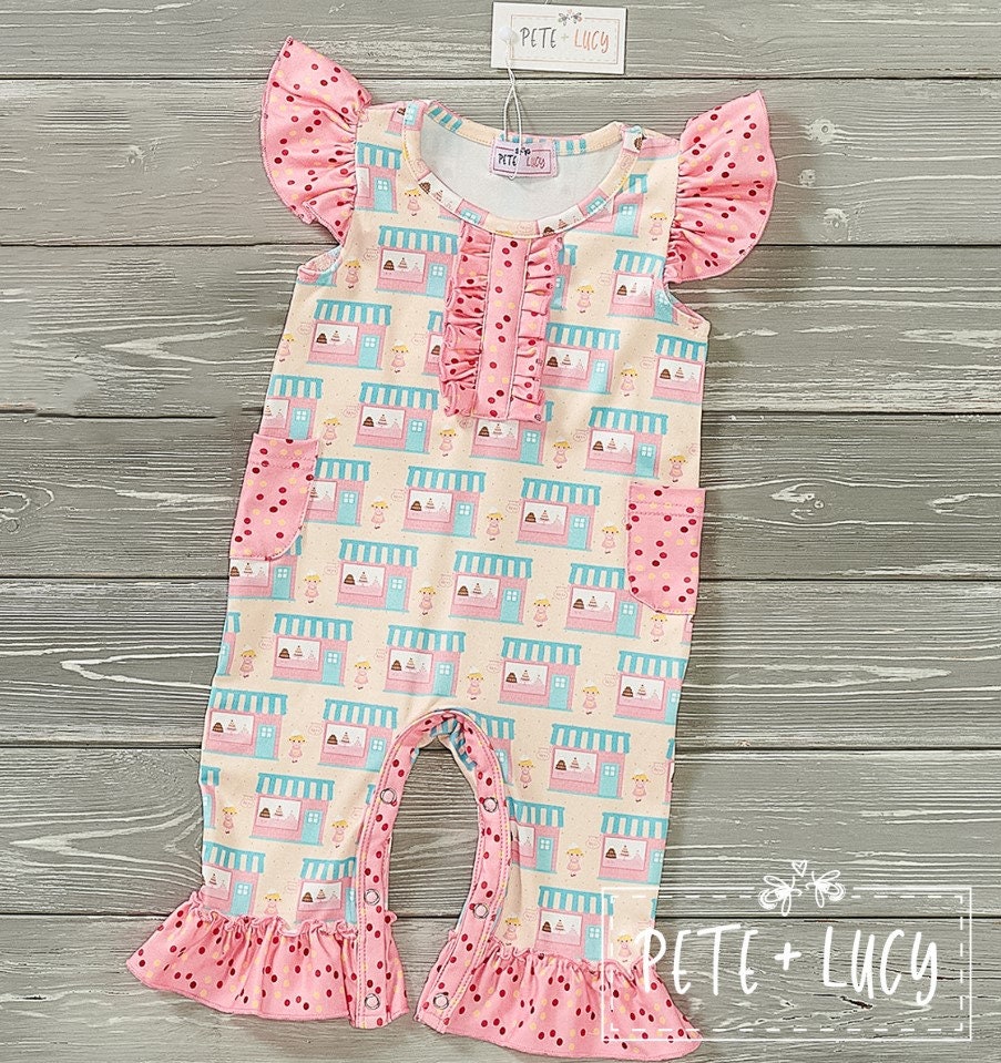 Pete + Lucy Courtney's Cake Shop Infant Romper