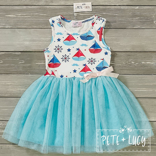 Pete & Lucy Come Sail with Me Tulle Dress