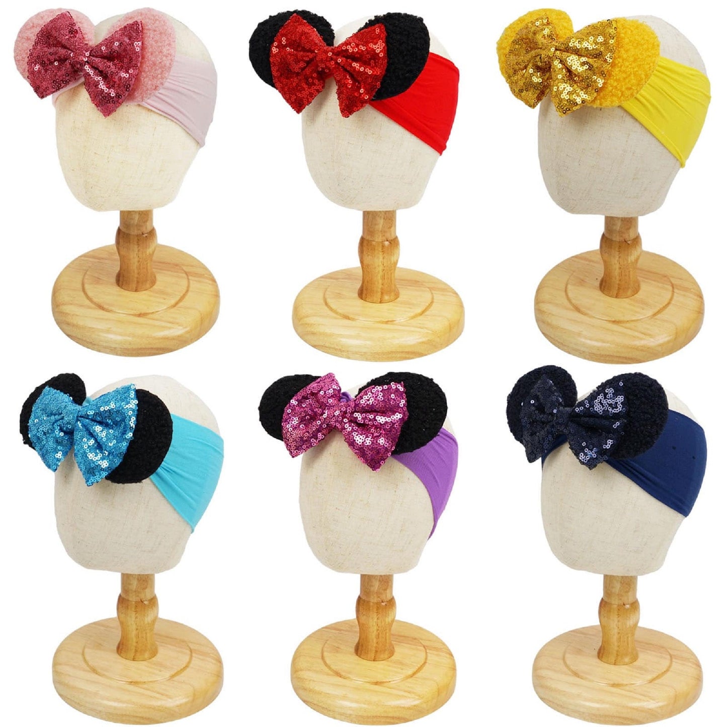 Girls Mouse Ear Headband