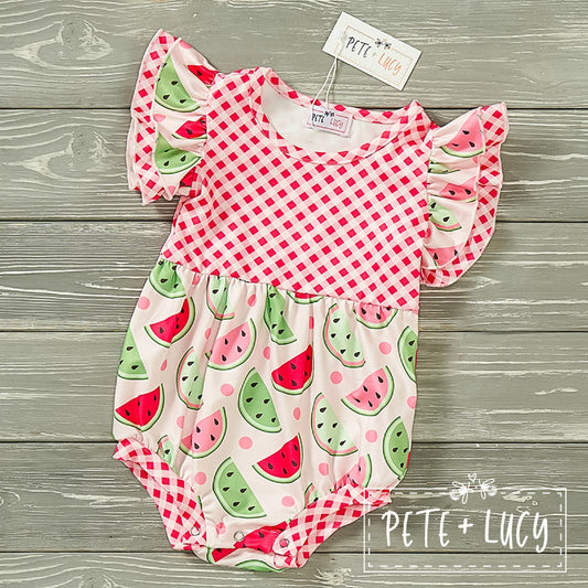 Pete & Lucy Taste of Summer Short Sleeve Romper